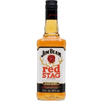 Jim Beam Bourbon Red Stag Black Cherry 40% 0,7 l (holá láhev)