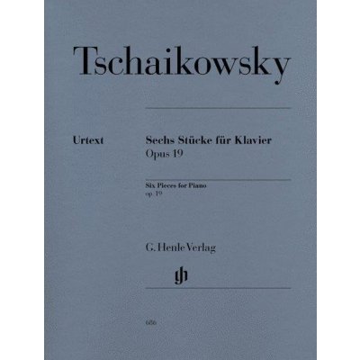 Čajkovskij 6 Stucke Fur Klavier Op. 19 noty na klavír