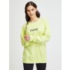 Dámská Trička Calvin Klein dámské tričko s dlouhým rukávem Neonově zelené