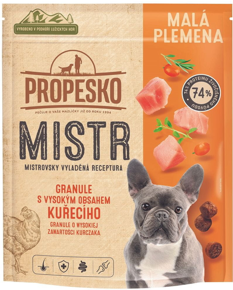 Propesko MISTR MINI s čerstvým kuřecím 4 x 1,5 kg