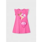 Mayoral šaty s krátkým rukávem a kabelkou bavlněné ICE CREAM růžové – Sleviste.cz