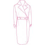 Takoy Elektronický PDF střih dámský luxusní kabát Elsa-40-46 – Zboží Mobilmania