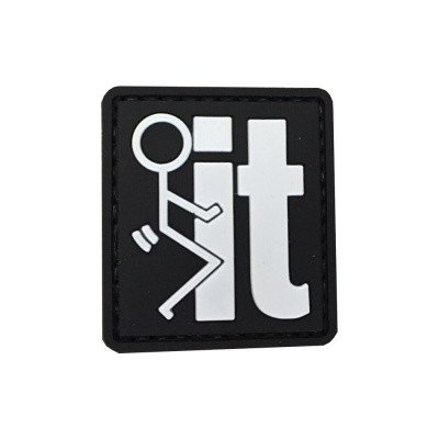 ARMED PATCHES PVC nášivka Fu*k it – Zboží Dáma
