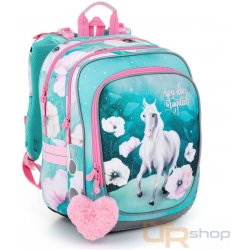 Topgal batoh Endy 22053 G/Turquoise/Unicorn