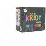 Teddies Křídy barevné chodníkové 15 ks – Zboží Dáma