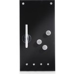 Zeller 11612 magnetická popisovací tabule sklo černá 20 x 40 x 4 cm – Zboží Dáma