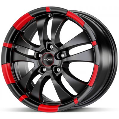 Ronal R59 7,5x17 5x112 ET35 black red – Zbozi.Blesk.cz