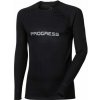 Pánské sportovní tričko Progress Dry Fast pánské termo triko dlouhý rukáv černá