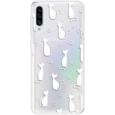 iSaprio Cat pattern 05 - white Samsung Galaxy A30s – Zbozi.Blesk.cz