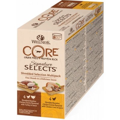 Wellness Core Signature Selects Shredded Selection 8 x 79 g