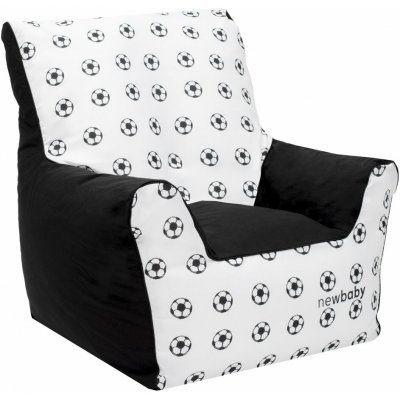 New Baby Dětské JUNIOR křeslo plněné kuličkami Football – Zboží Dáma