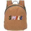 LÄSSIG batoh Tiny Backpack Cord Little Gang Smile Caramel