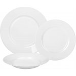 Luminarc Komplet JÍDELNÍ SERVIS 6 osob Plumi Everyday BÍLÝ 18 ks – Sleviste.cz
