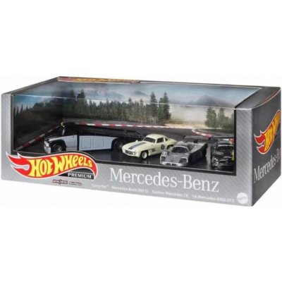 Mattel Hot Weels Premium Collector Set Mercedes-Benz Diorama – Hledejceny.cz