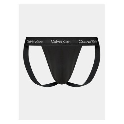 Calvin Klein Sada 3 ks slipů Jock Strap Jock Strap 3Pk 000NB3054A černá