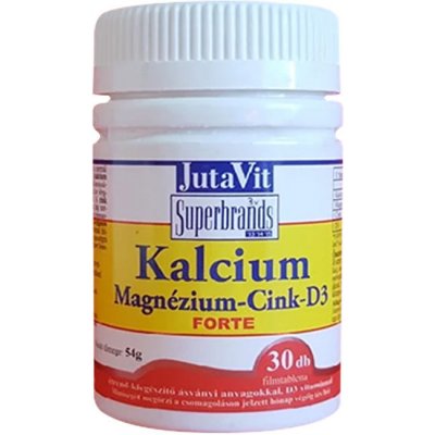 JutaVit Calcium-Magnesium-Zinc+D3 Forte 30 tablet – Hledejceny.cz