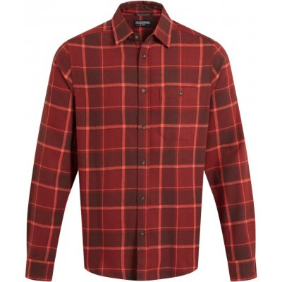 Craghoppers Gable pánská košile dlouhý rukáv červená – Zboží Dáma