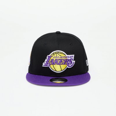 New Era Los Angeles Lakers Contrast Side Patch 9Fifty Snapback Cap Black/ True Purple – Zboží Mobilmania