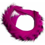 Hends Proužky Králičí Kůže Zonker Barred Purple Black 4 mm – Hledejceny.cz