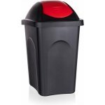 STEFANPLAST Koš odpadkový výklopný 30 l MULTIPAT červený – Zboží Dáma