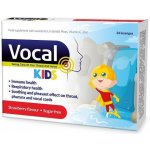 Vocal Vocal Kids měkké pastilky s příchutí Jahody doplněk stravy při potížích s hlasem příchuť strawberry 24 ks – Sleviste.cz