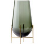 Audo Copenhagen Váza Echasse M, Smoke / Brushed Brass, 71038-000907 – Hledejceny.cz