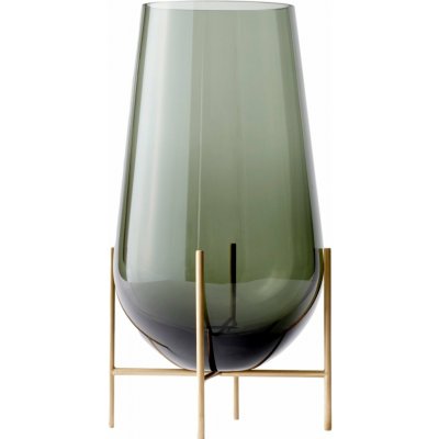 Audo Copenhagen Váza Echasse M, Smoke / Brushed Brass, 71038-000907 – Hledejceny.cz