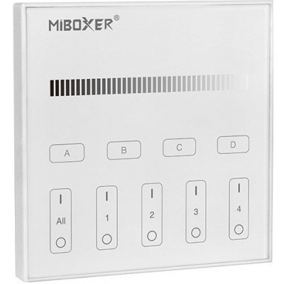 Mi-Light, Dotykový DALI panel pro jednobarevné LED, 4 zóny ( DT6 ), DP1S, MiLight – Zbozi.Blesk.cz