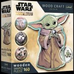 TREFL Wood Craft Origin The Mandalorian Grogu 160 dílků – Zboží Dáma