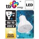 TB Energy LED žárovka GU10 230V 7W Teplá bílá