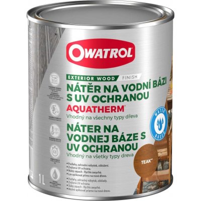 Owatrol Aquatherm 1 l teak – Zbozi.Blesk.cz