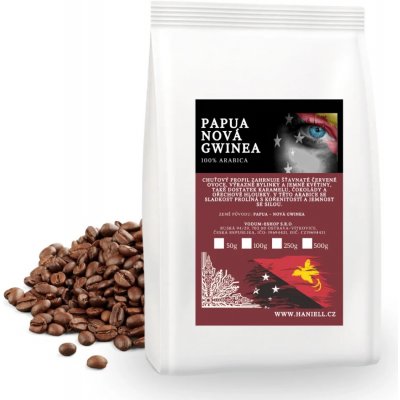 Haniell Káva Papua Nová Guinea zrnková 1 kg – Hledejceny.cz