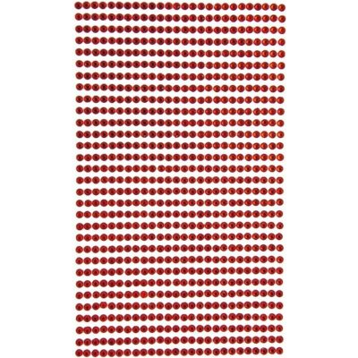 Nalepovací kamínky dpCraft 3 mm 806 ks - červené – Zboží Dáma