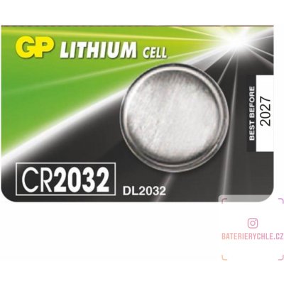 GP Lithium CR2032 1ks 1042203211 – Hledejceny.cz