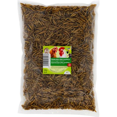 B-FARM Pamlsek pro slepice z moučných červů a bráněnky 500g – Hledejceny.cz