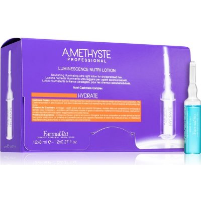 FarmaVita Amethyste Regenerační krém pro suché a poškozené vlasy 12x8 ml