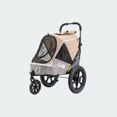 Innopet Kočárek pro psy za kolo Evolution beige 88 x 63 x 106 cm – Zbozi.Blesk.cz