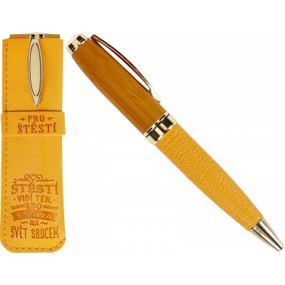 Albi Dárkové pero v pouzdře Pro štěstí 12,5 x 3,5 x 2 cm – Zboží Mobilmania