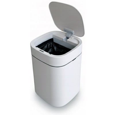 Verotech Odpadkový koš bezdotykový s pohybovým senzorem 15 L bílý – Zbozi.Blesk.cz