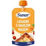 Sunar příkrm Lasagne s hovězím masem 6m+120 g – Sleviste.cz