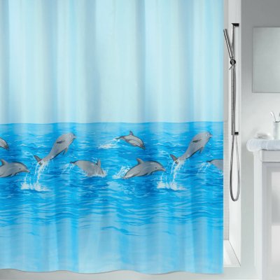 Spirella NEMO motiv delfíni bílo-modrý 240 x 180 cm – Sleviste.cz