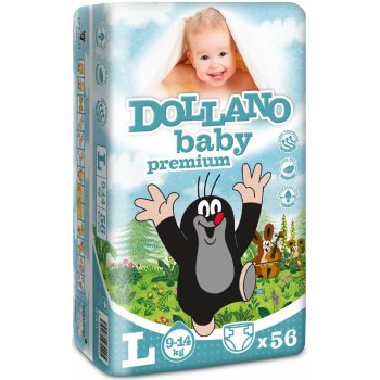 DOLLANO Baby Premium XL 10-17 kg 50 ks