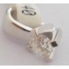 Prsteny Klenoty Budín zlatý diamantový jemný přívěsek s diamantem 3973134