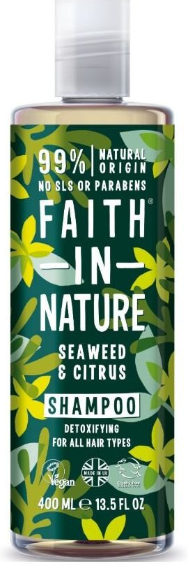 Faith in Nature přírodní šampon s mořskou řasou 400 ml