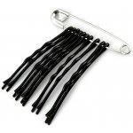 Sponky do vlasů / pinetky - černá (50 svaz.) – Zboží Mobilmania