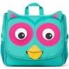 Kosmetická taška Affenzahn Washbag Olivia Owl Turquoise