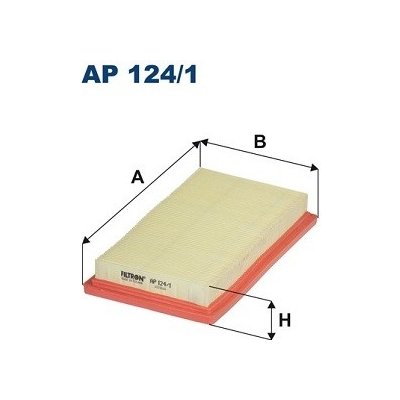 Vzduchový filtr FILTRON AP 124/1 – Hledejceny.cz