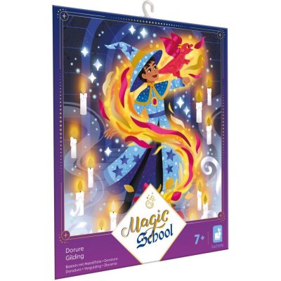 Janod Atelier Mini Kreativní sada Třpytivé obrázky Magická škola od 7 let – Hledejceny.cz