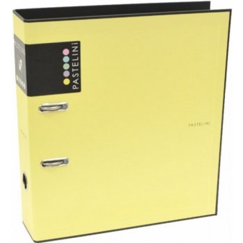 Karton P+P pákový pořadač Pastelini A4 7 cm žlutý