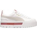 Puma dámské kožené tenisky na platformě Mayze Lth Wn s White-Vapor Gray-Hea bílé